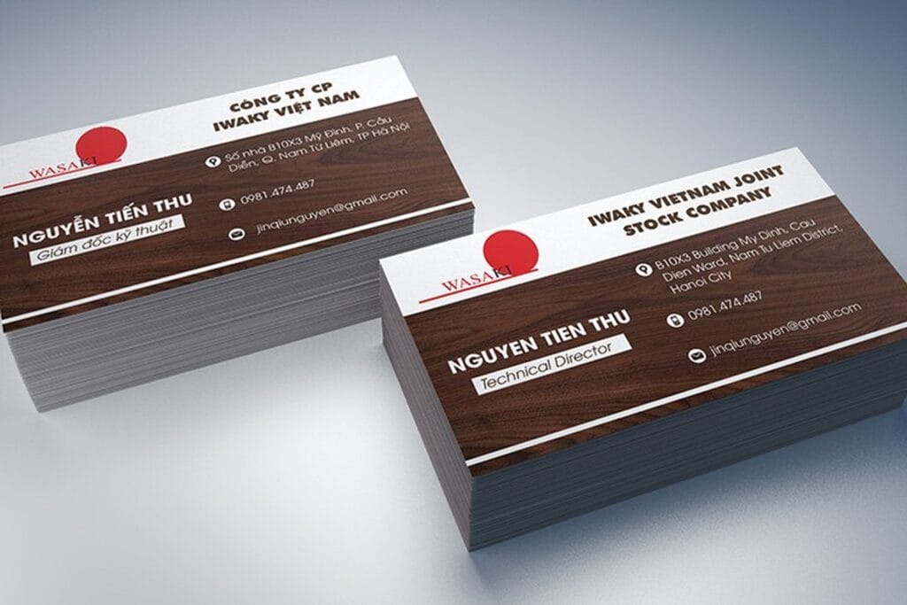 In card visit đẹp, khẳng định thương hiệu của bạn 2 Card visit nội thất